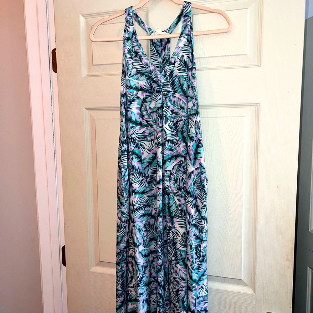 Overstitch maxi dress - boutique